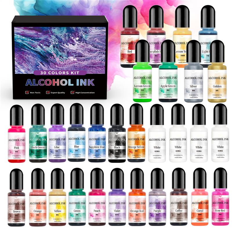 Kit de pigments en résine épox - Resin Dye Alcohol avis et prix