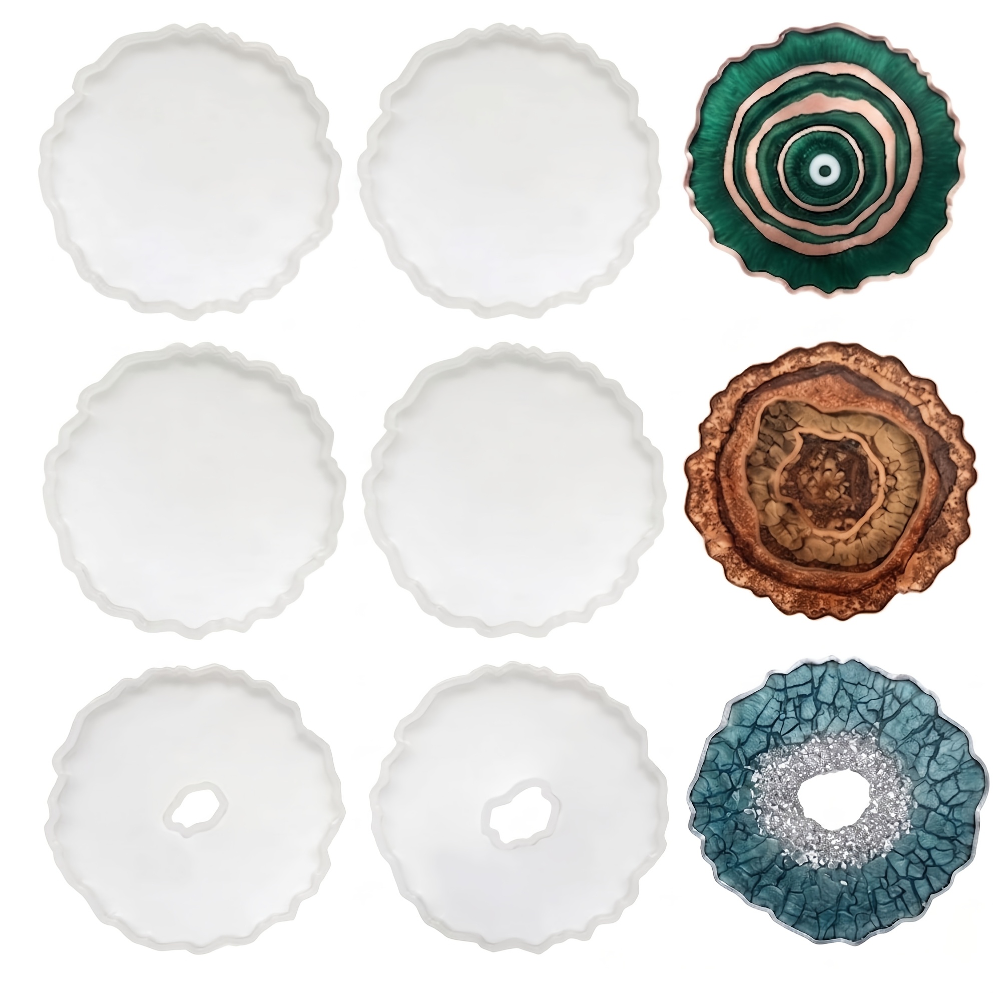 6 moules en silicone pour dess - Geode Mold Silicone avis et prix
